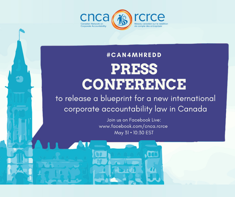 Virtual Press Conference Announcing Release of Model Due Diligence Legislation in Canada